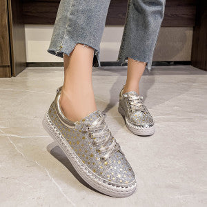 Silver Twinkle Sneakers