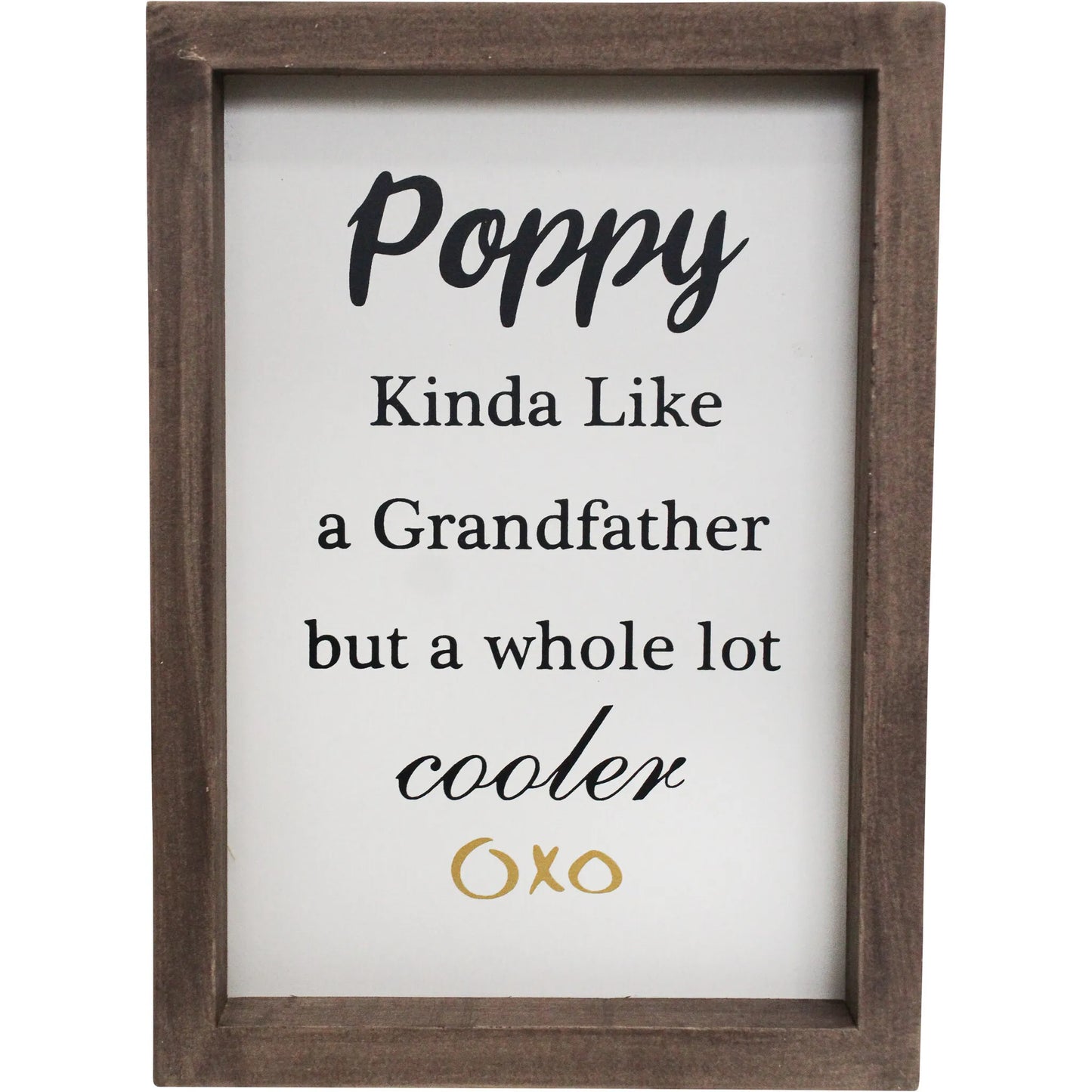 Poppy Timber Sign