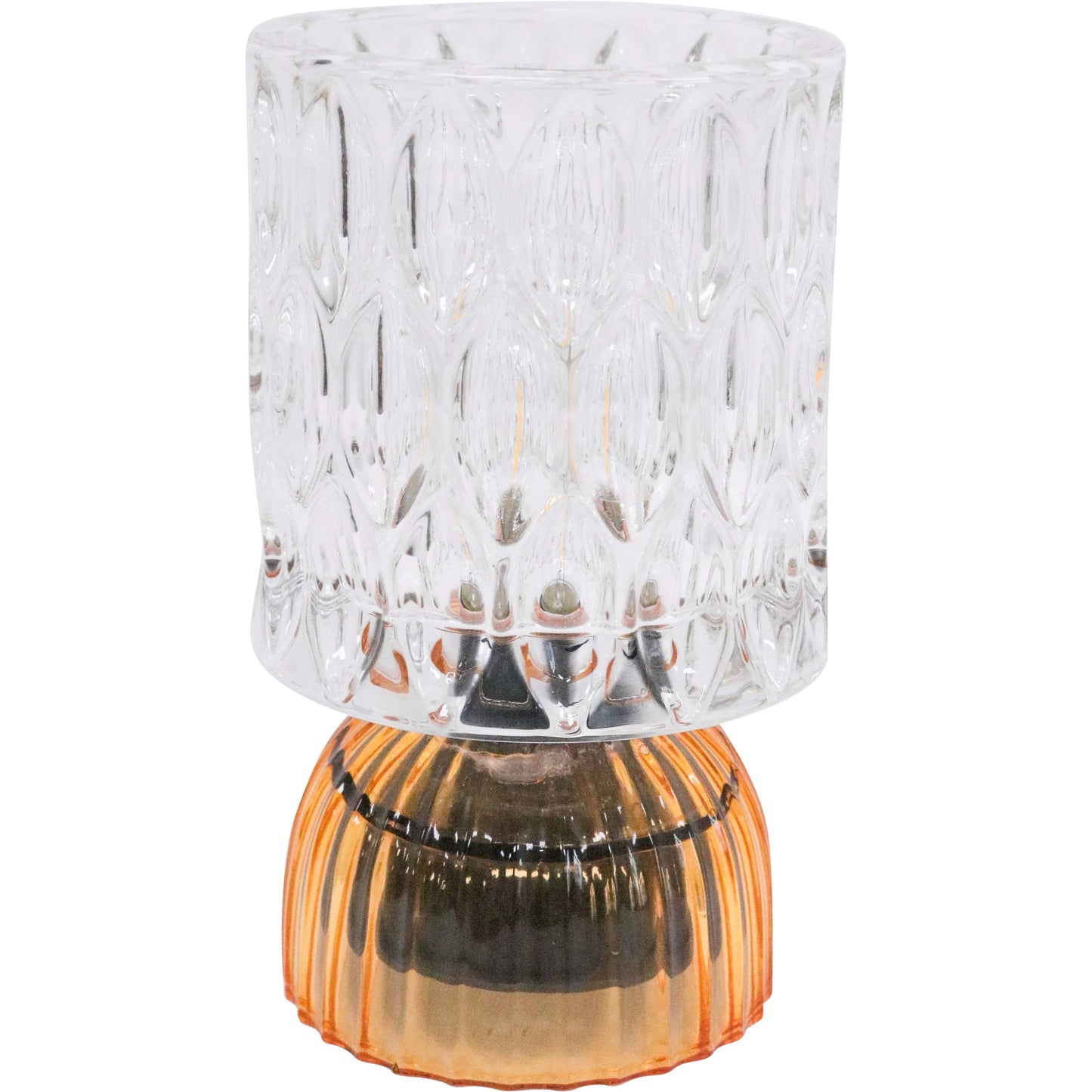 Led Glass Lamp Dark Amber