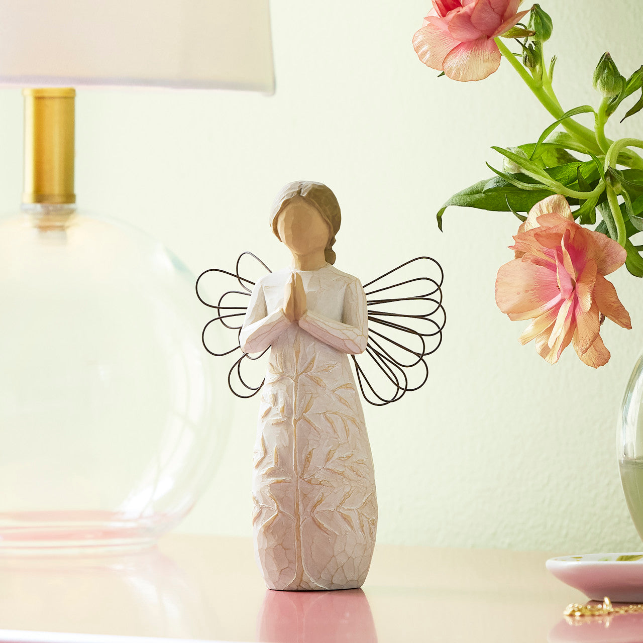 a tree, a prayer sculpted angel by Susan Lordi | Willow Tree