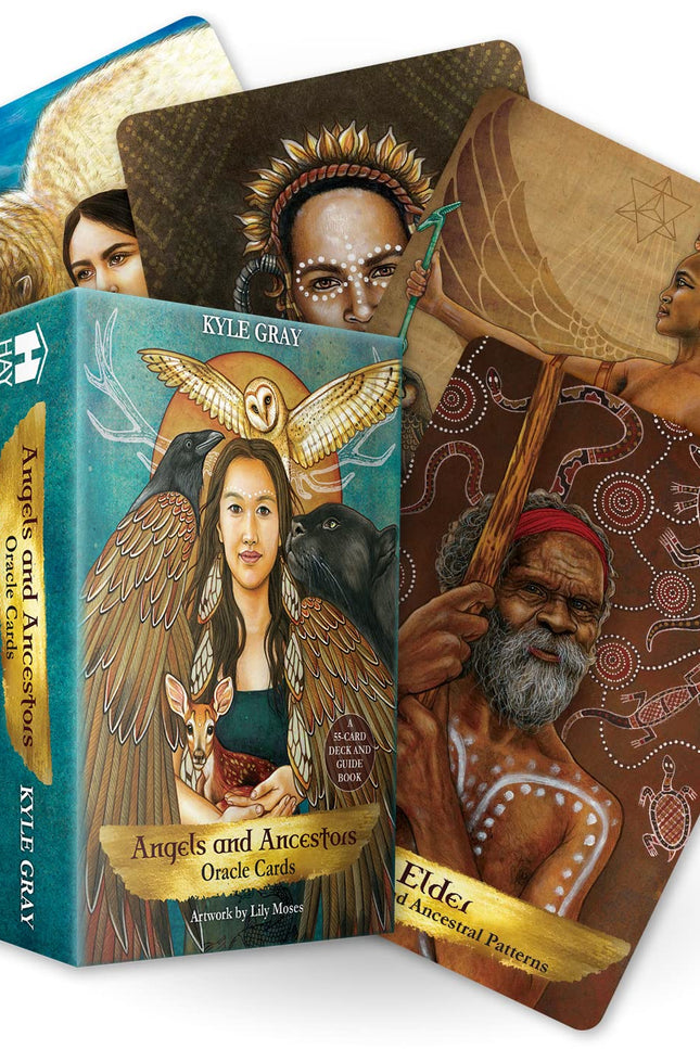 Angels and Ancestors Oracle Cards: A 55-Card Deck and Guidebook
