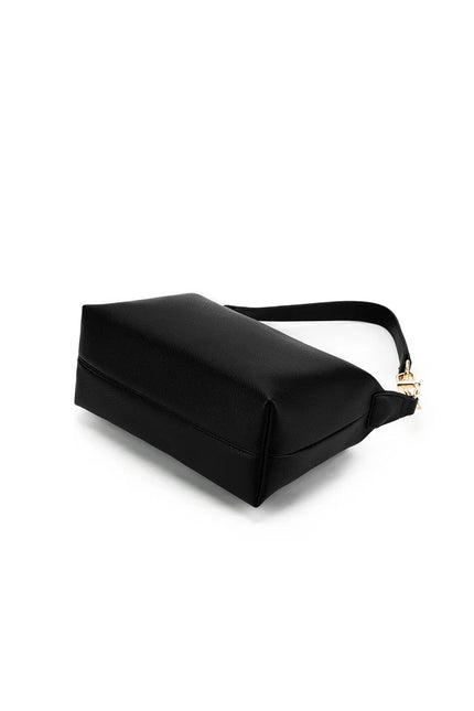 Elodie Black Top Handle Crossbody