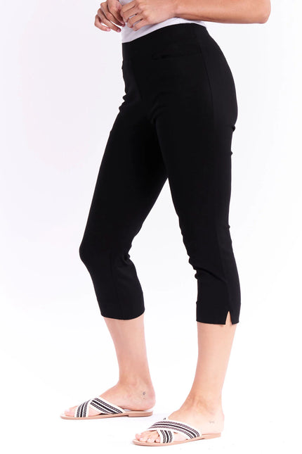 Crop Bengaline Pant | Black