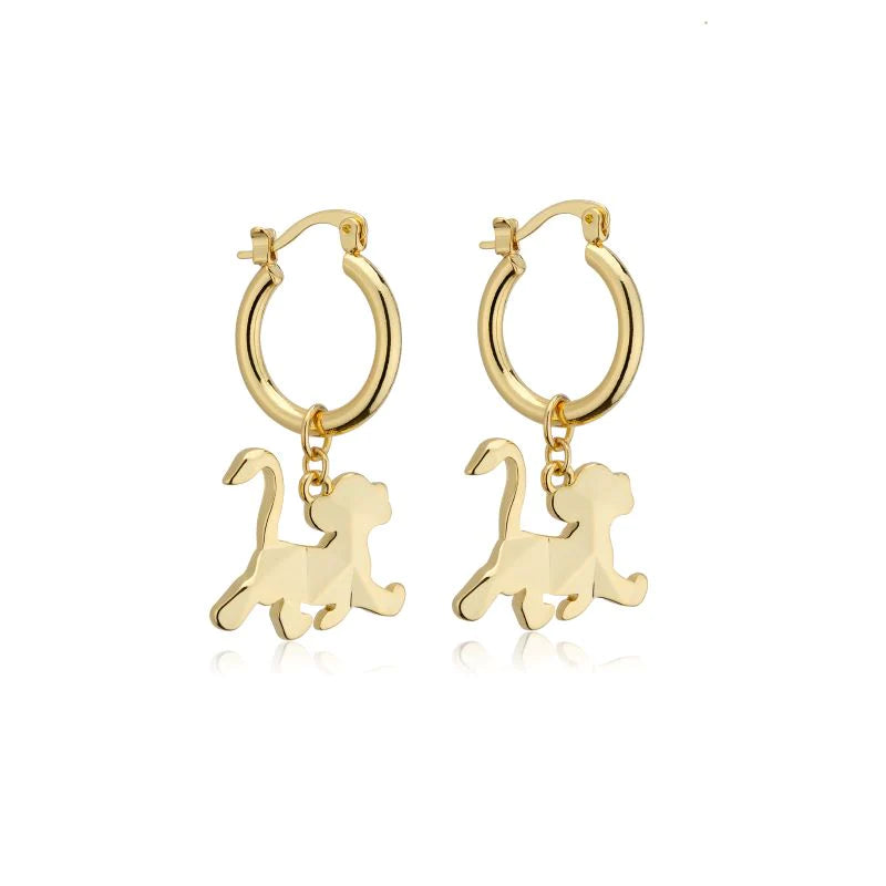 Simba Charm Hoop Earrings