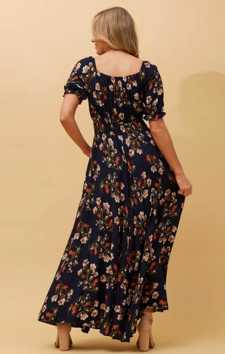 Pippa Floral Navy