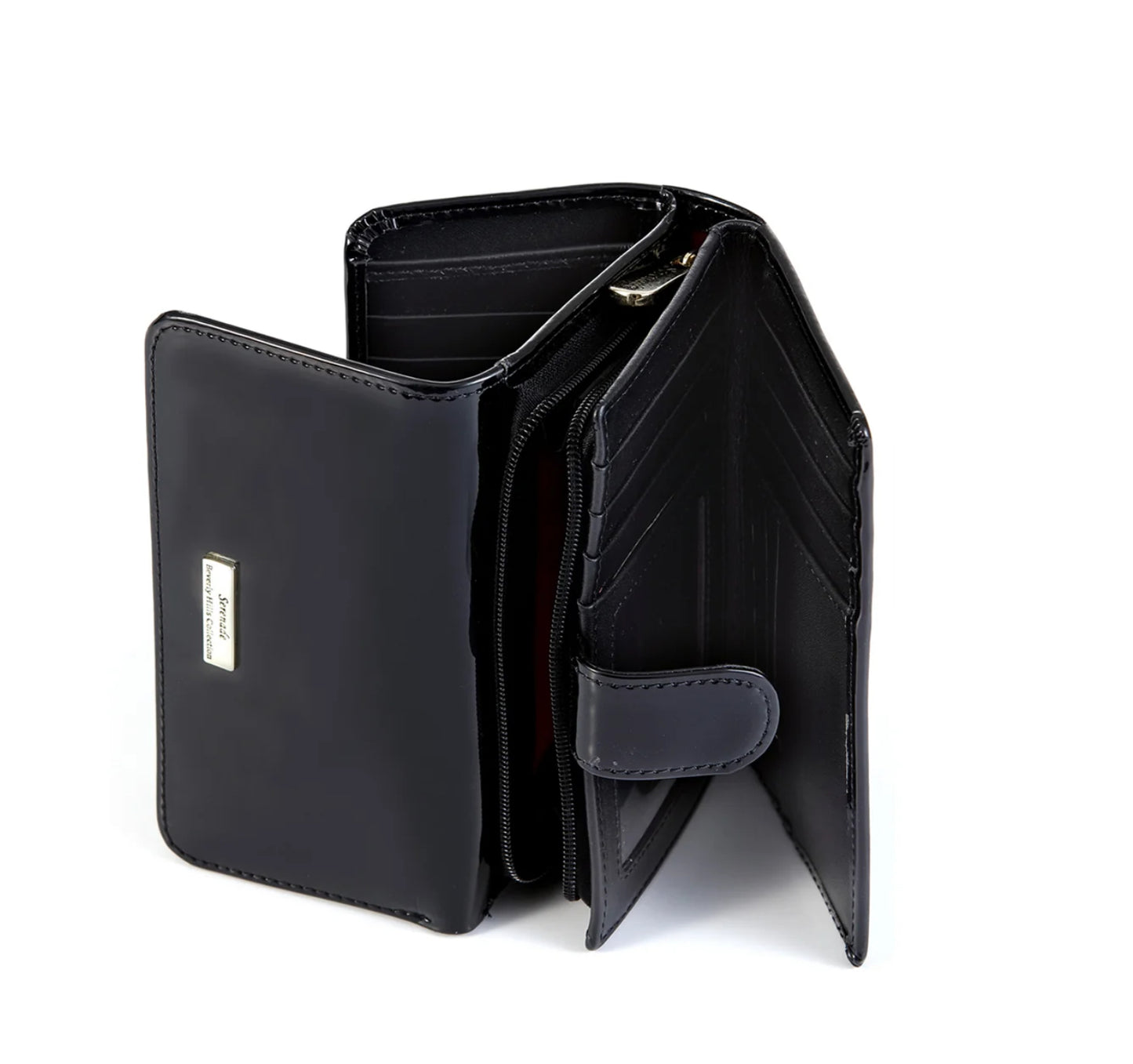 ALLURA MEDIUM PATENT LEATHER RFID WALLET