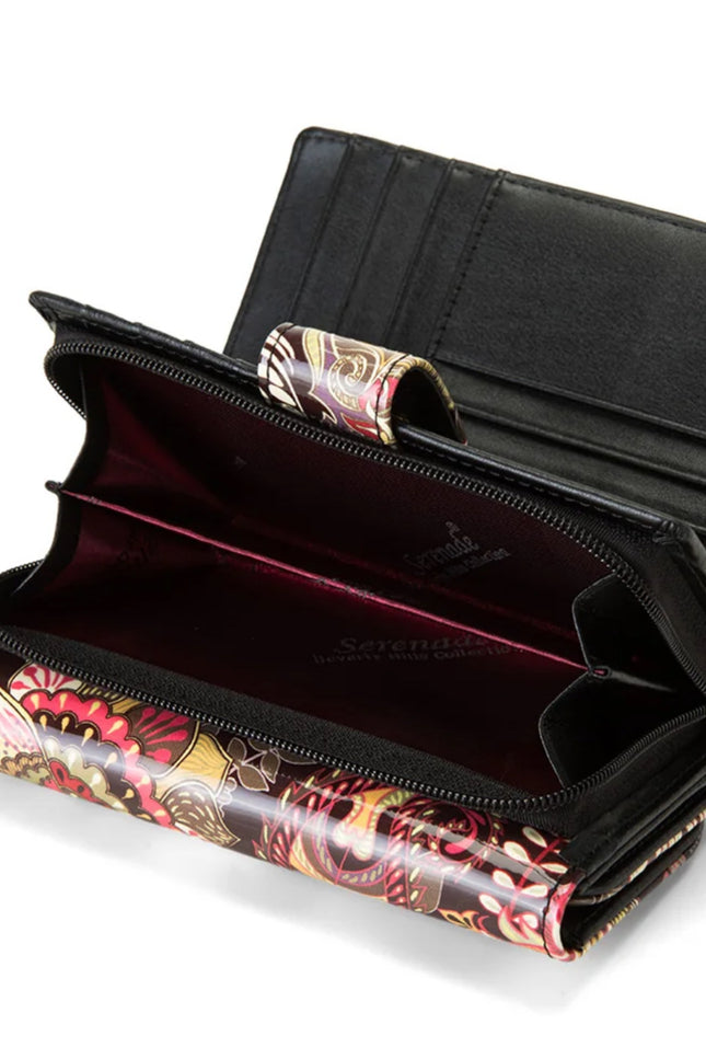 PAVANI MEDIUM PATENT LEATHER WALLET
