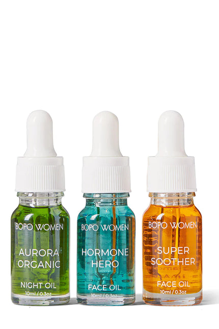 Bopo Women Face Oil- Trio Sampler