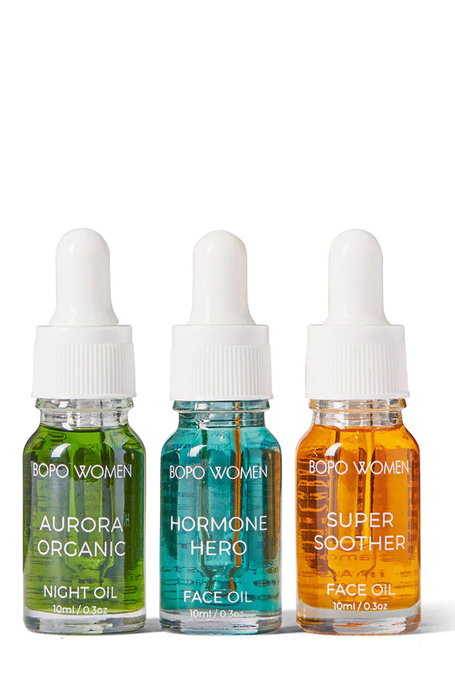 Bopo Women Face Oil- Trio Sampler