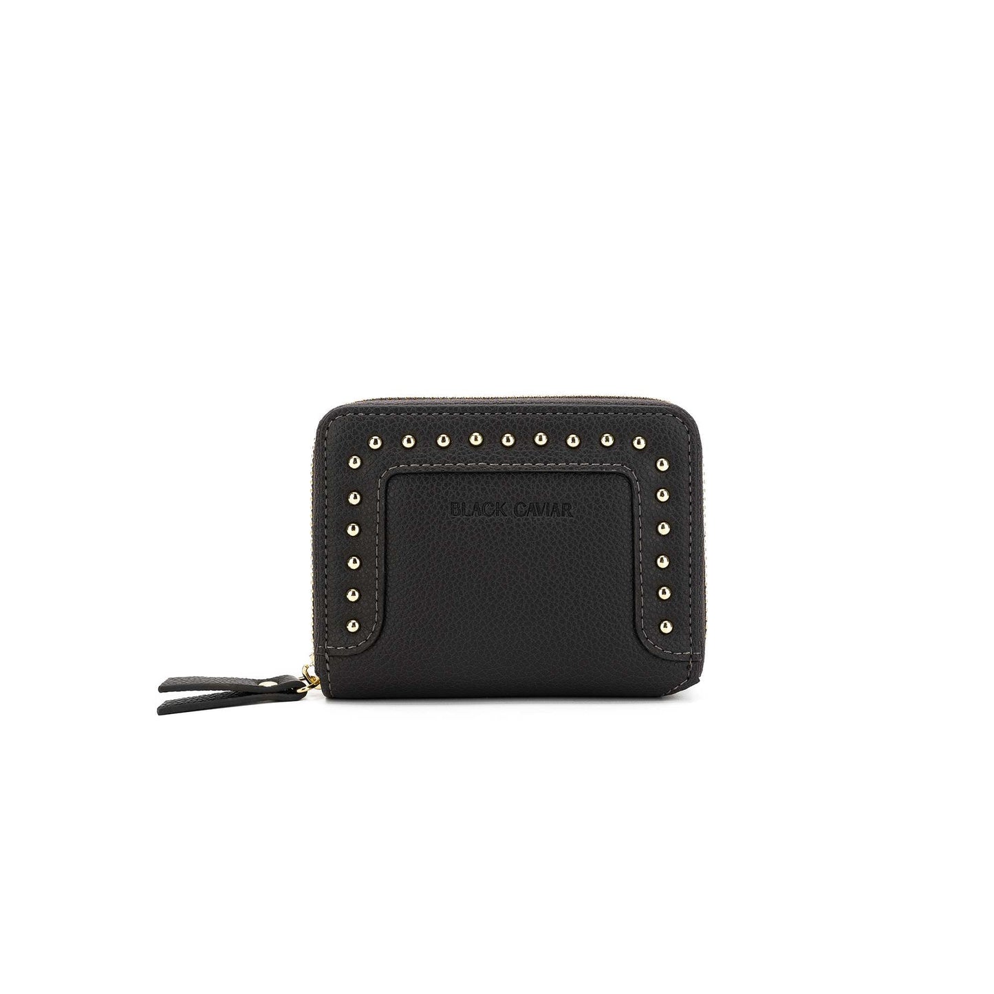 Rebel Grey Studded Wallet