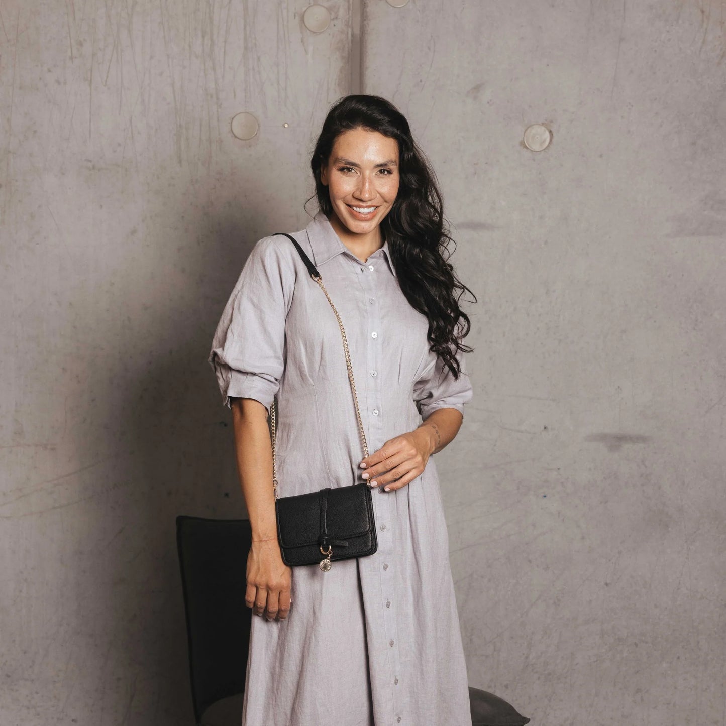 GiGi Black Crossbody Bag