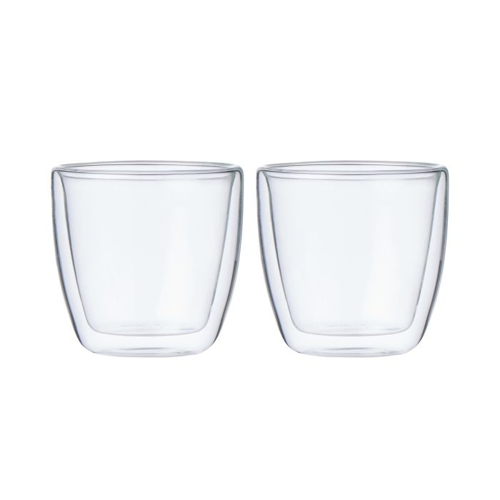 DOUBLE WALL GLASS 2PCS SET