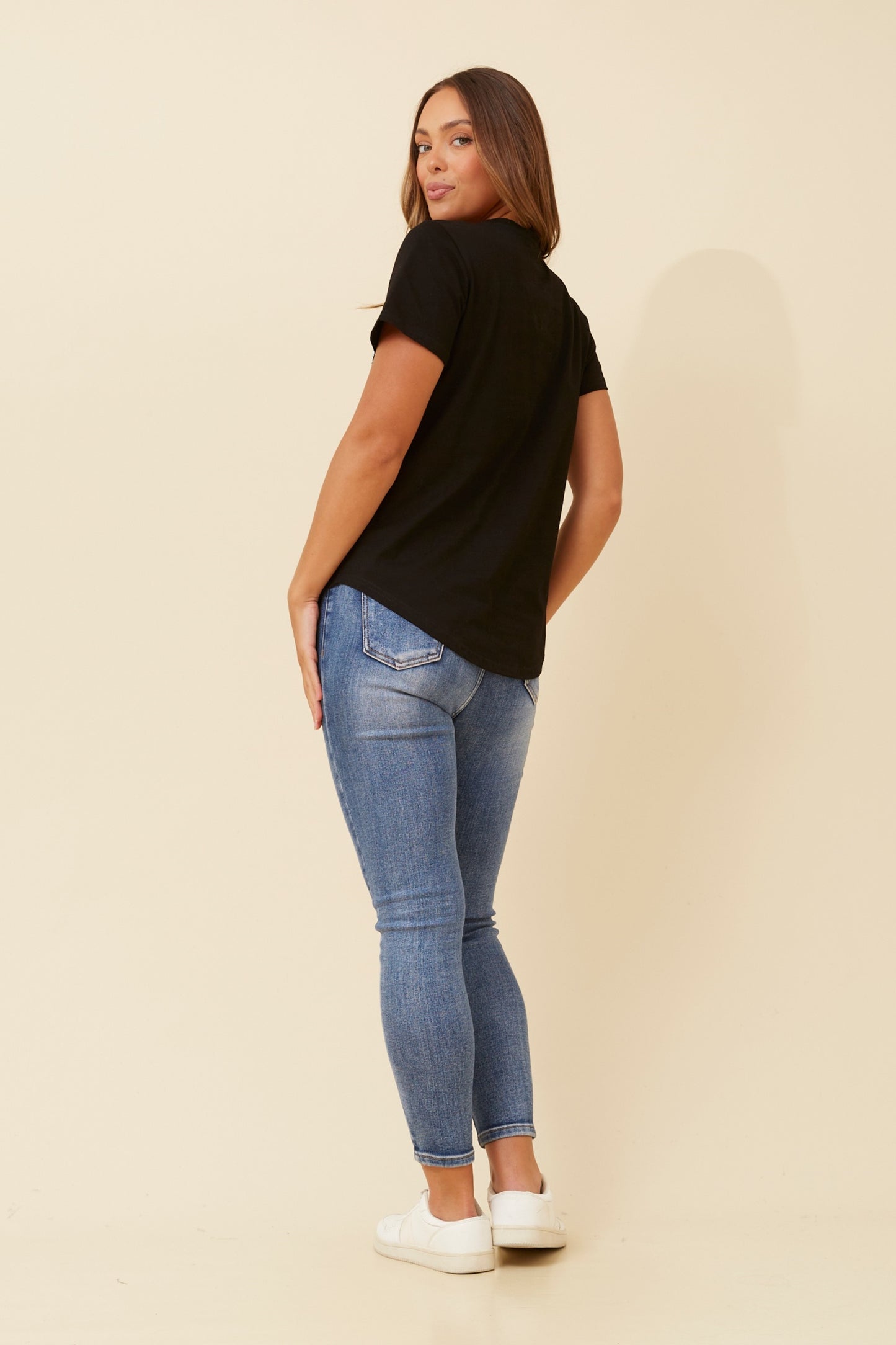 Milan Black tee