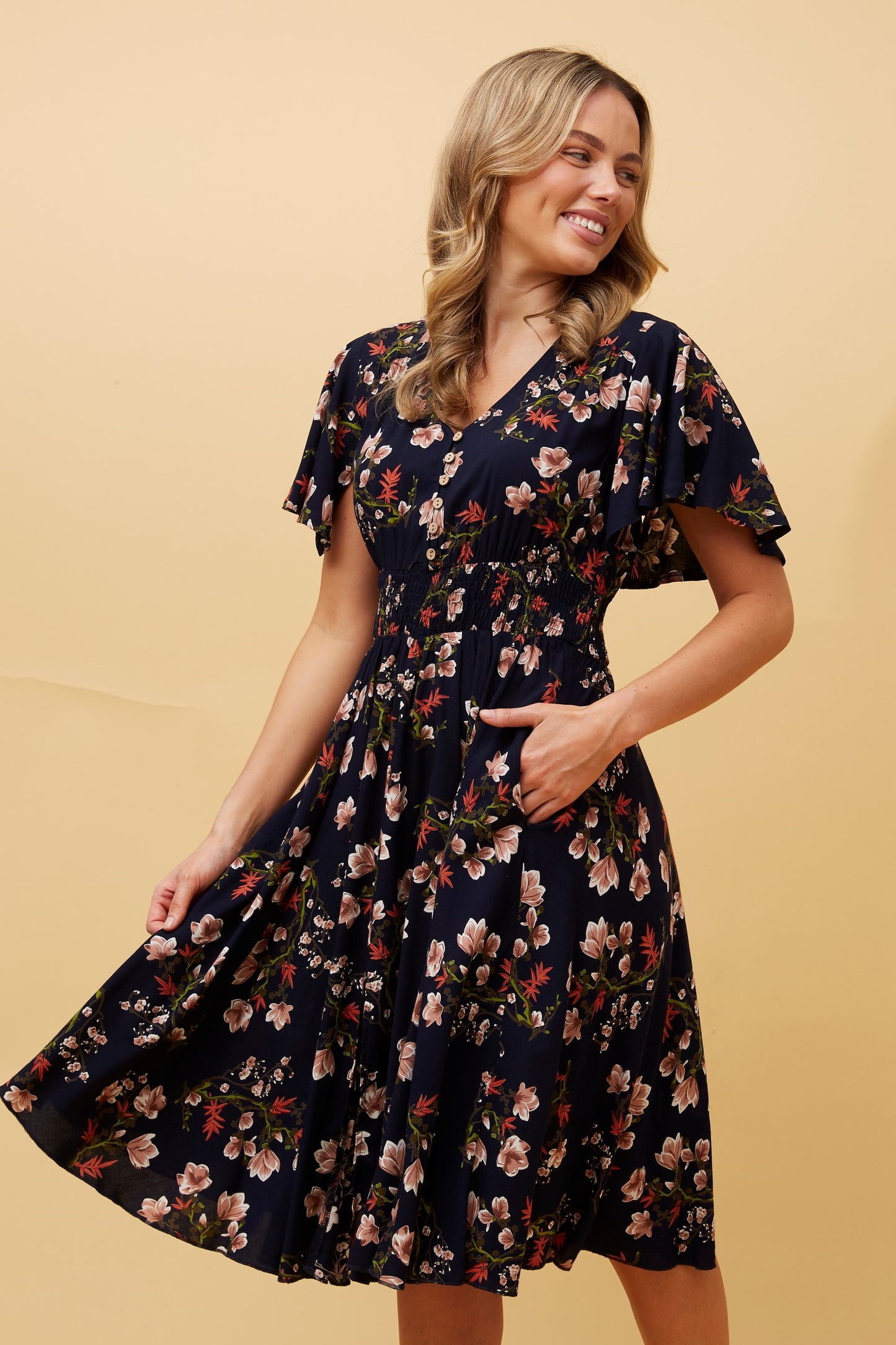 Daisy Midi Navy