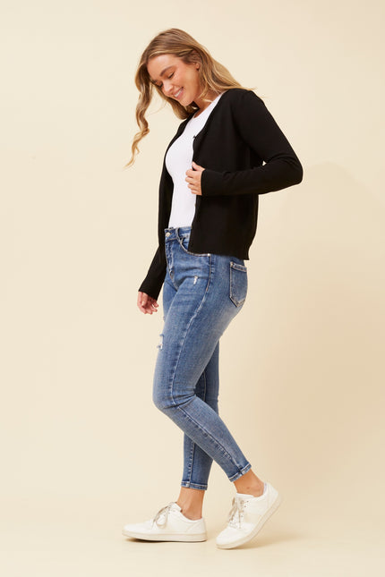 Lillian Knit Cardigan Black