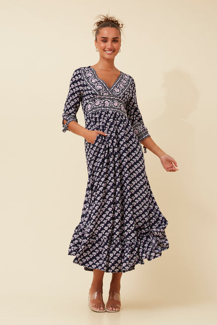Jaz Boho Maxi Navy