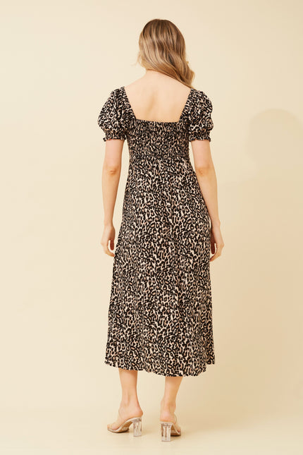 Animal Front Knot Dress