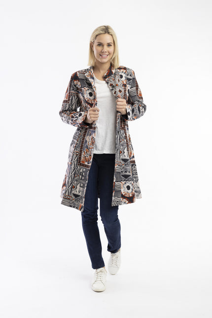 Makeba Coat Round Neckline