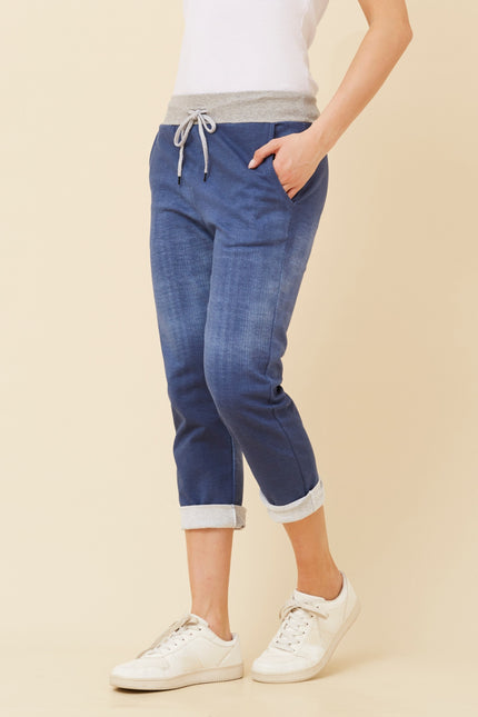 Denim Italian Jogger Pants