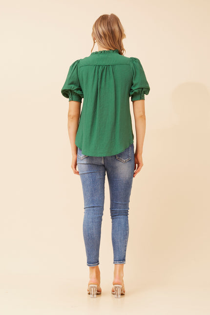 Elizabeth Blouse Emerald