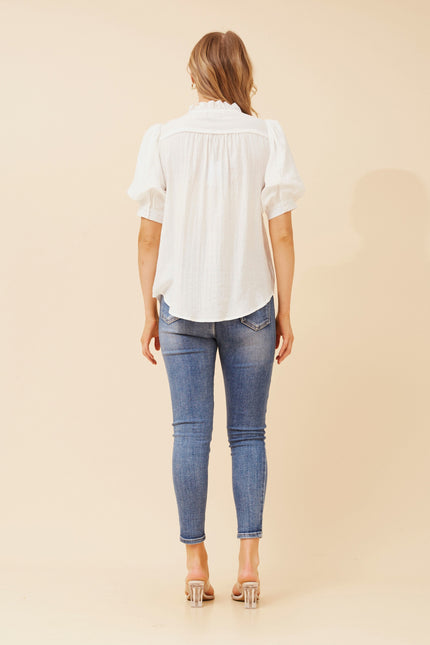 Elizabeth Blouse White
