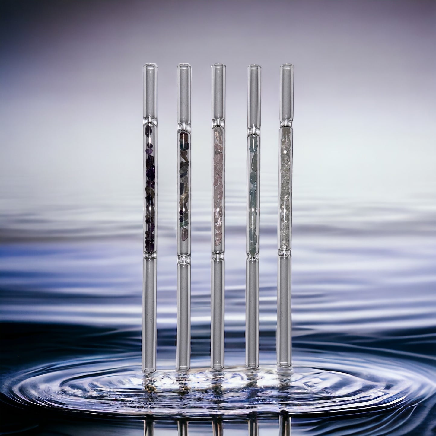 Crystal Infused Straws