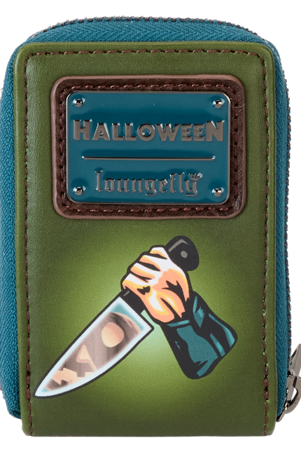 Loungefly - Halloween - Michael Myers Pumpkin Glow Accordion Zip Around Wallet