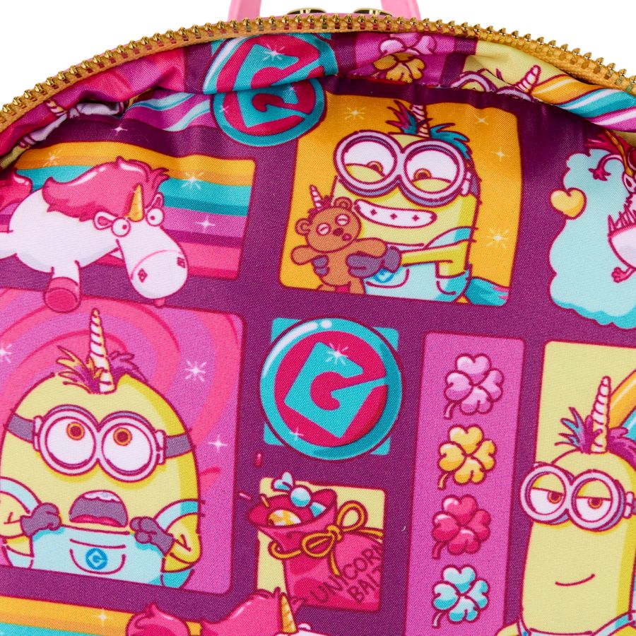 Minions - Fluffy Unicorn Mini Backpack (Movable Unicorn)