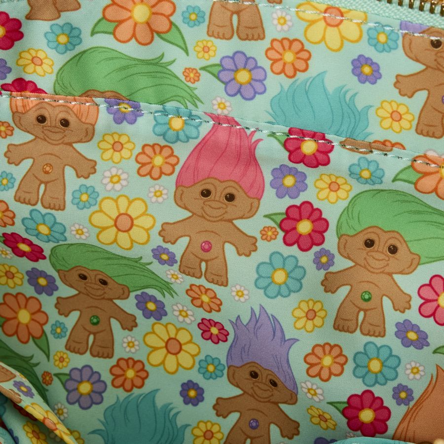 Good Luck Trolls - Trolls with Faux Fur Tote Bag & Detachable Coin Bag