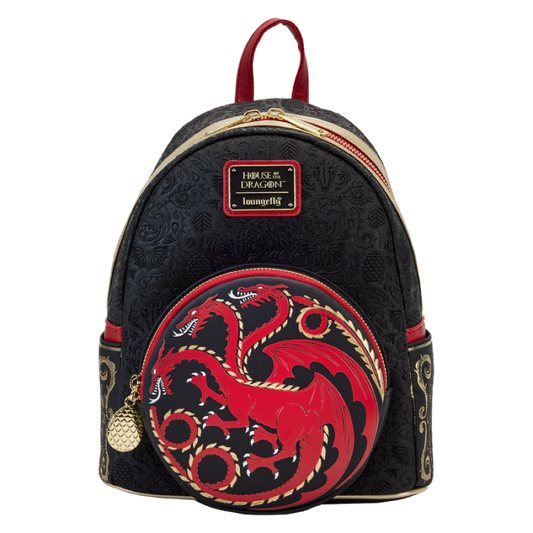 Loungefly - House Of The Dragon - All-Over Print House Targaryen Mini Backpack