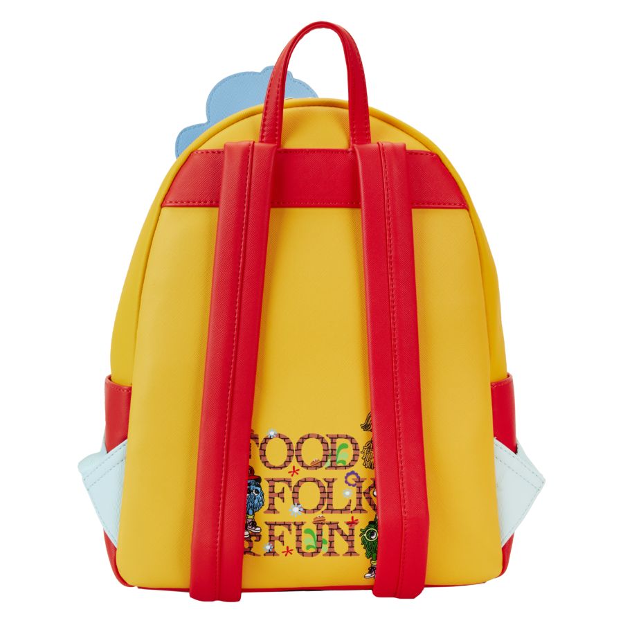 Loungefly- McDonalds - Fry Guys Triple Pocket Mini Backpack