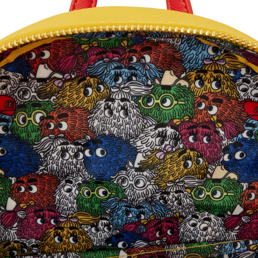 Loungefly- McDonalds - Fry Guys Triple Pocket Mini Backpack