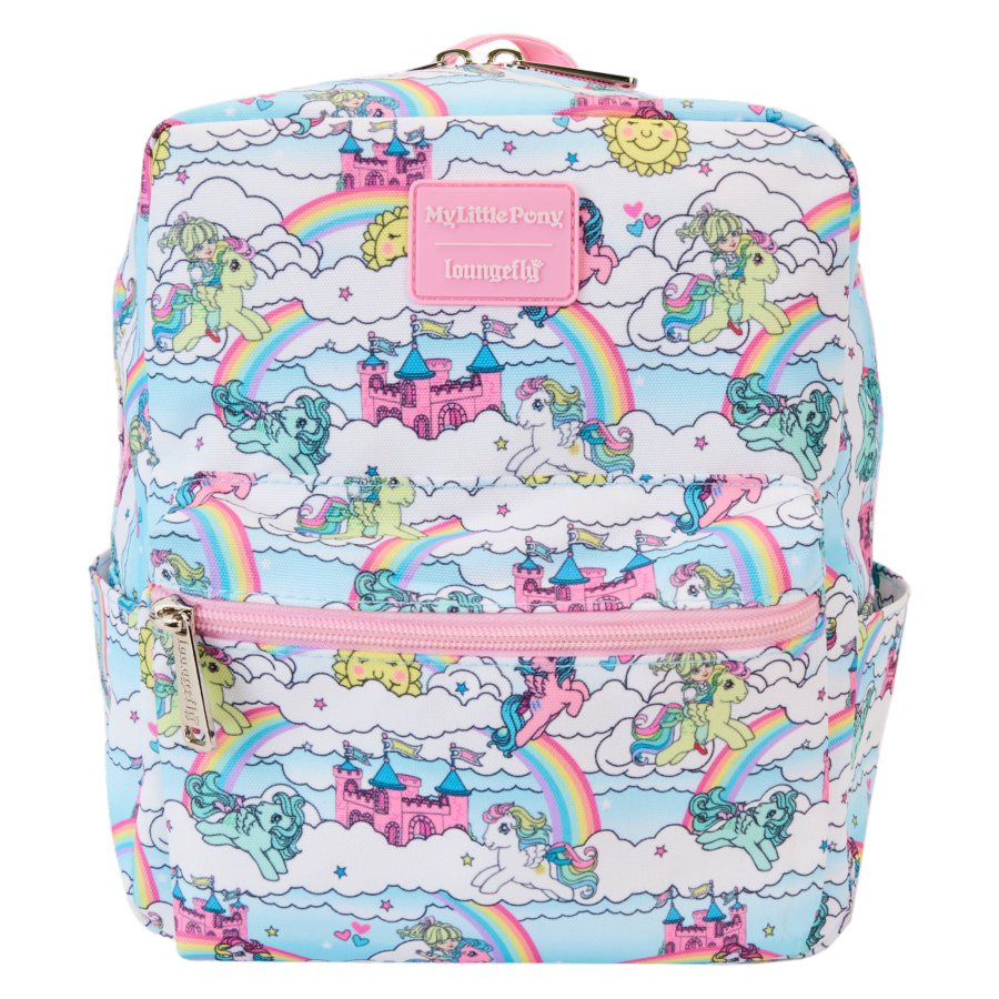 Loungefly- My Little Pony - Sky Scene All-over-print Small Nylon Mini Backpack
