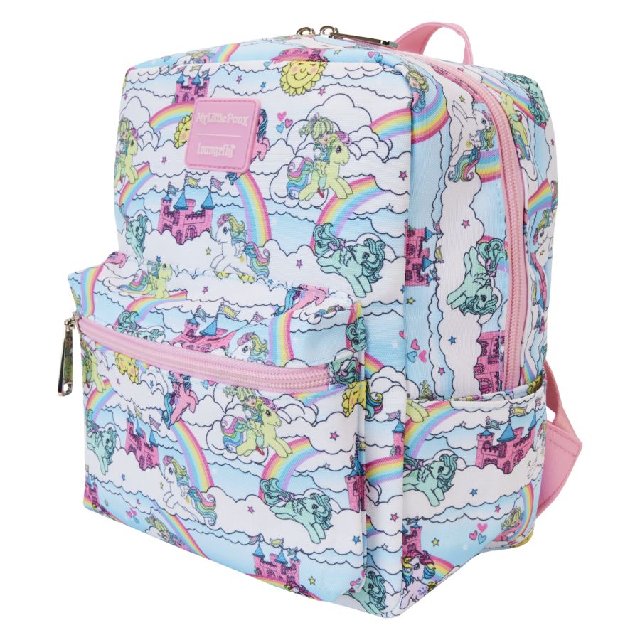 Loungefly- My Little Pony - Sky Scene All-over-print Small Nylon Mini Backpack