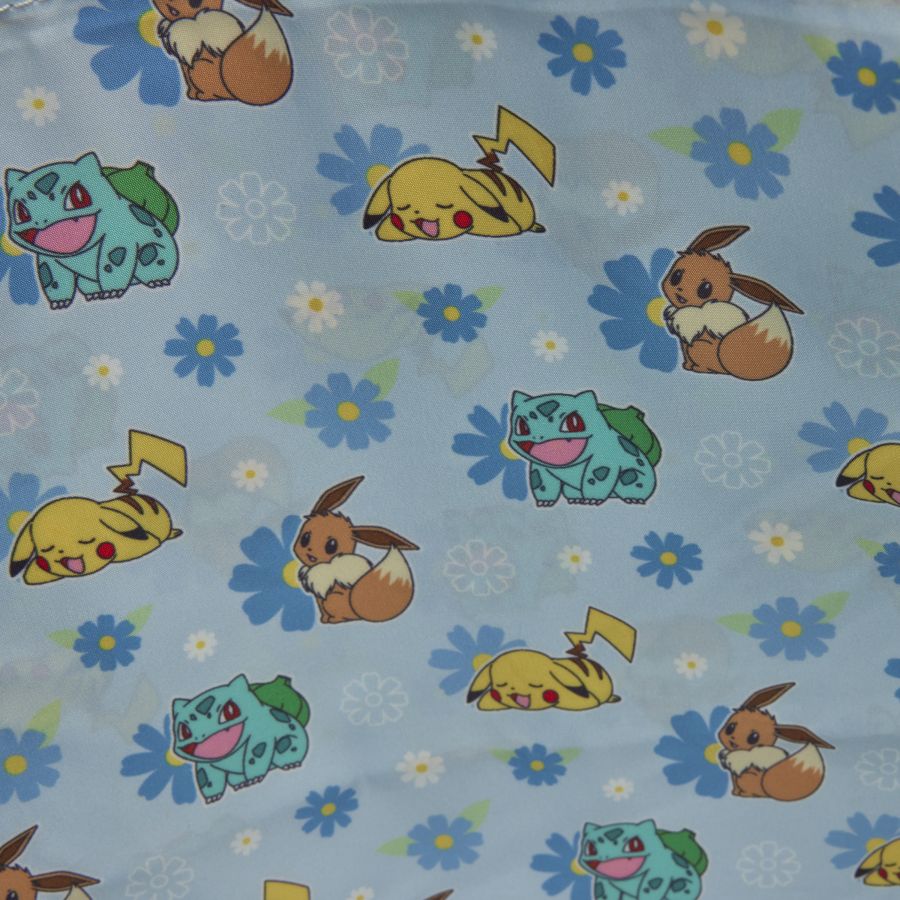 Pokemon - Floral Tote Bag with Coin Bag