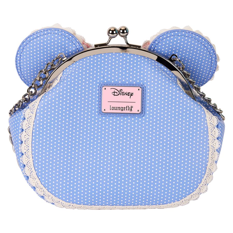 Loungefly | Disney - Minnie Floral & Lace Kisslock Crossbody Bag