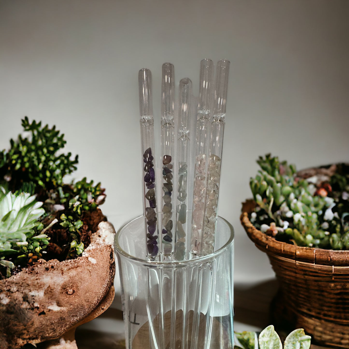 Crystal Infused Straws