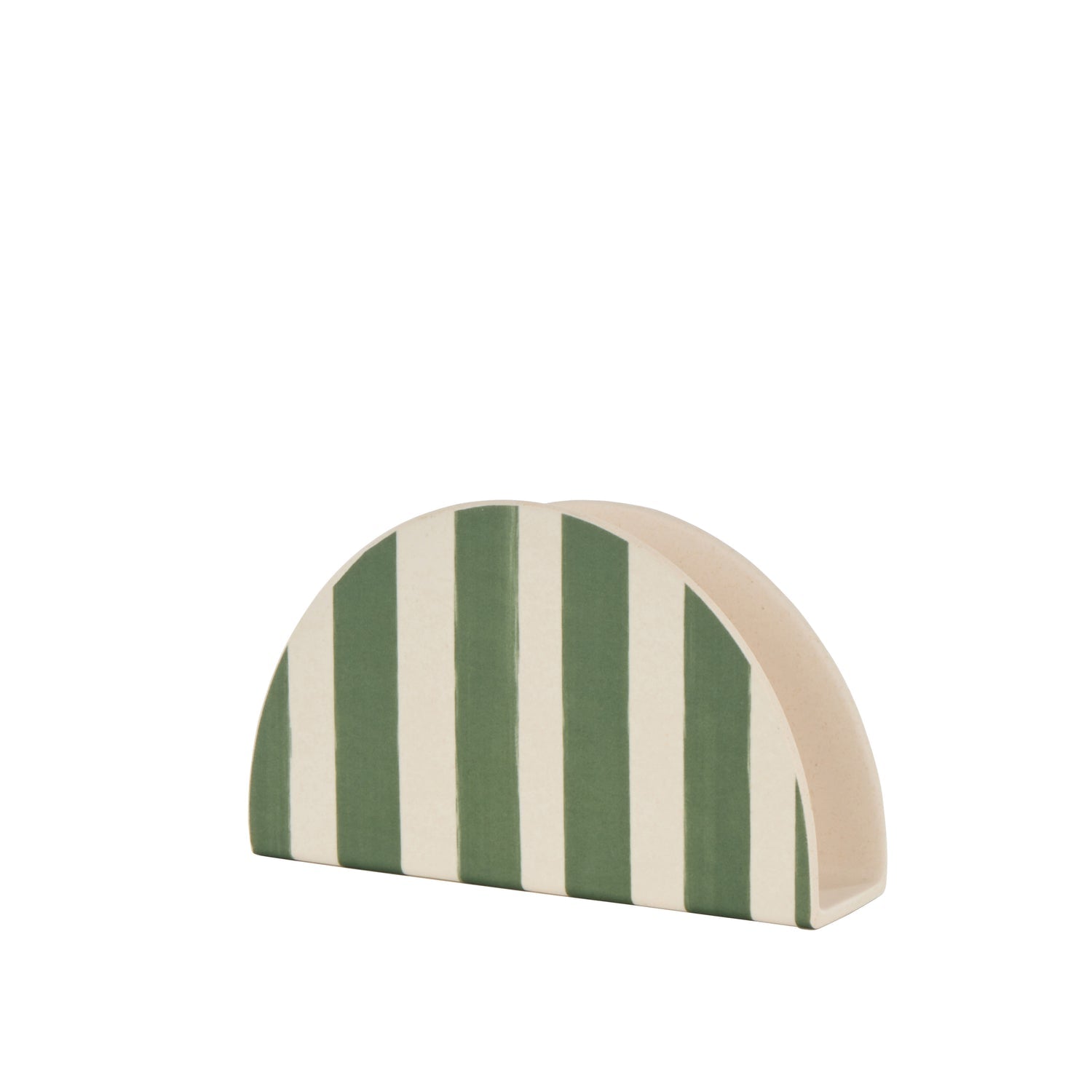 Davis & Waddell Saltara Bamboo Fibre Napkin Holder Dark Green