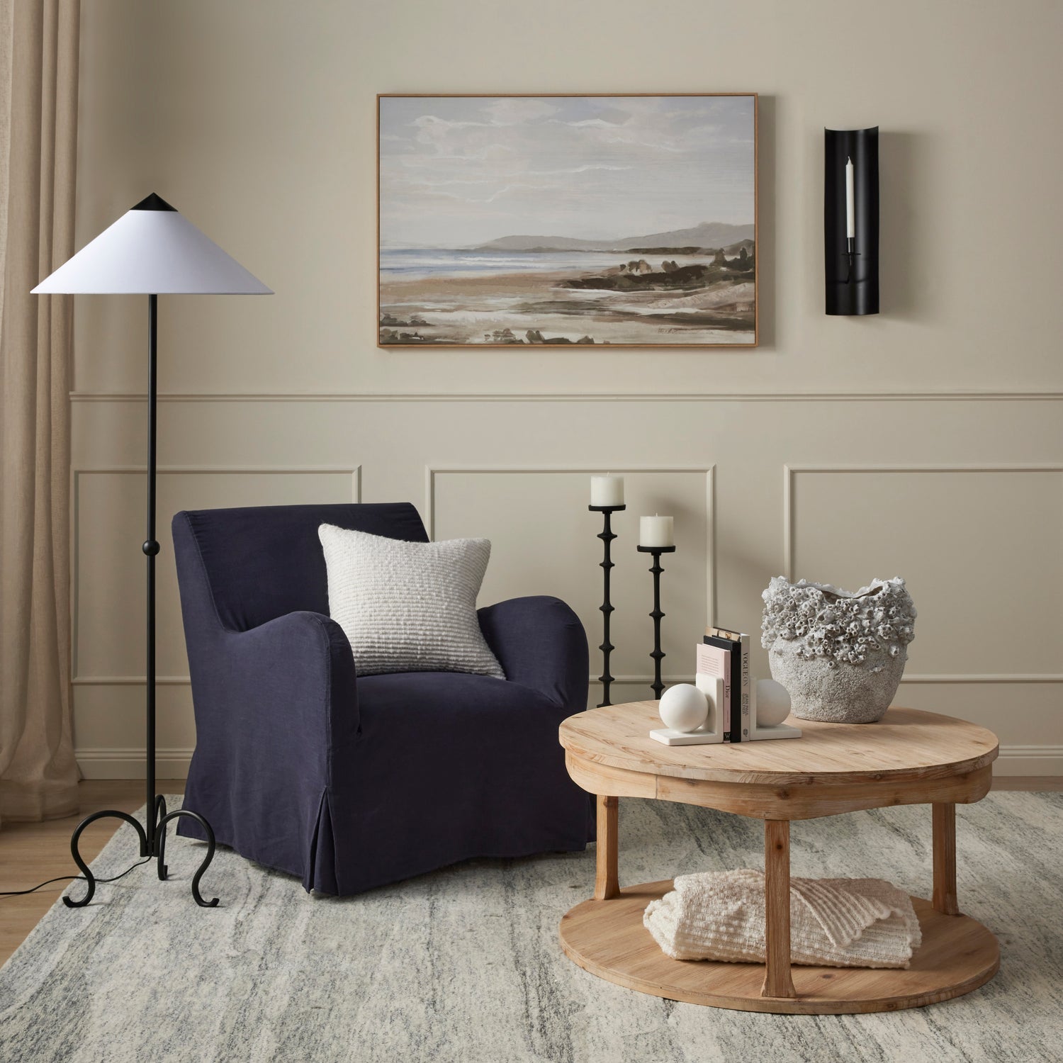 Amalfi Kelly Cushion Ivory