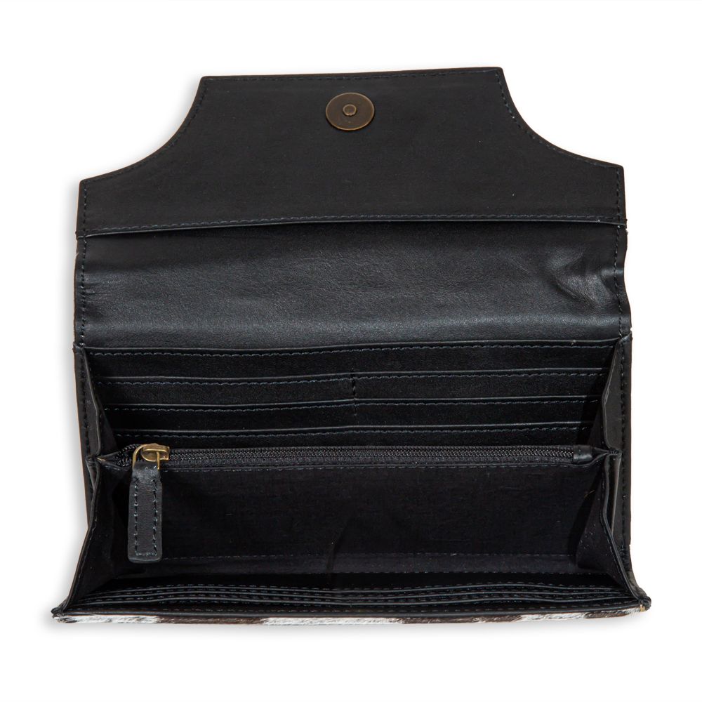 Bloomin’ Steer Hand-tooled Wallet