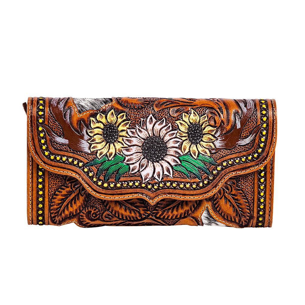 Petalsburg Hand-tooled Wallet