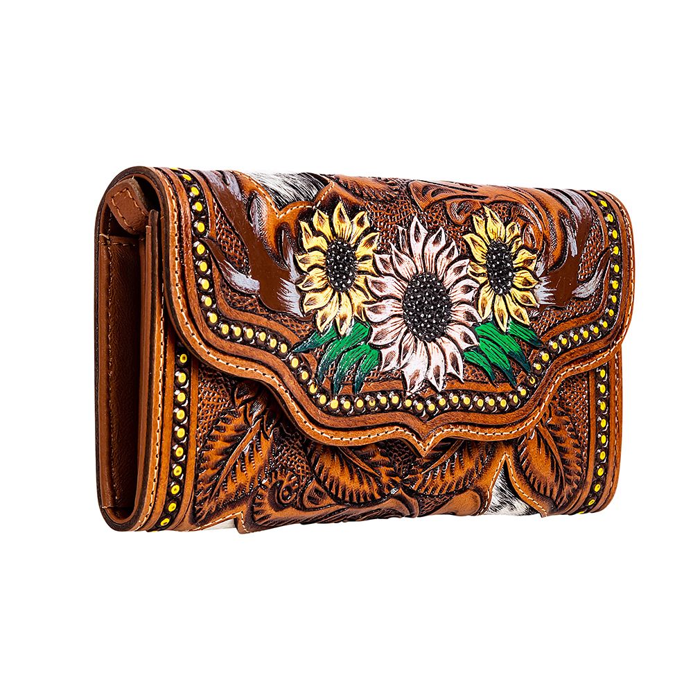 Petalsburg Hand-tooled Wallet