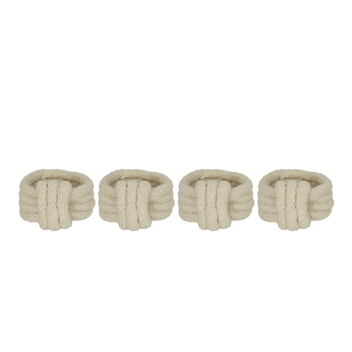 Amalfi Reed Pipe Napkin Rings 4pcs Set Natural