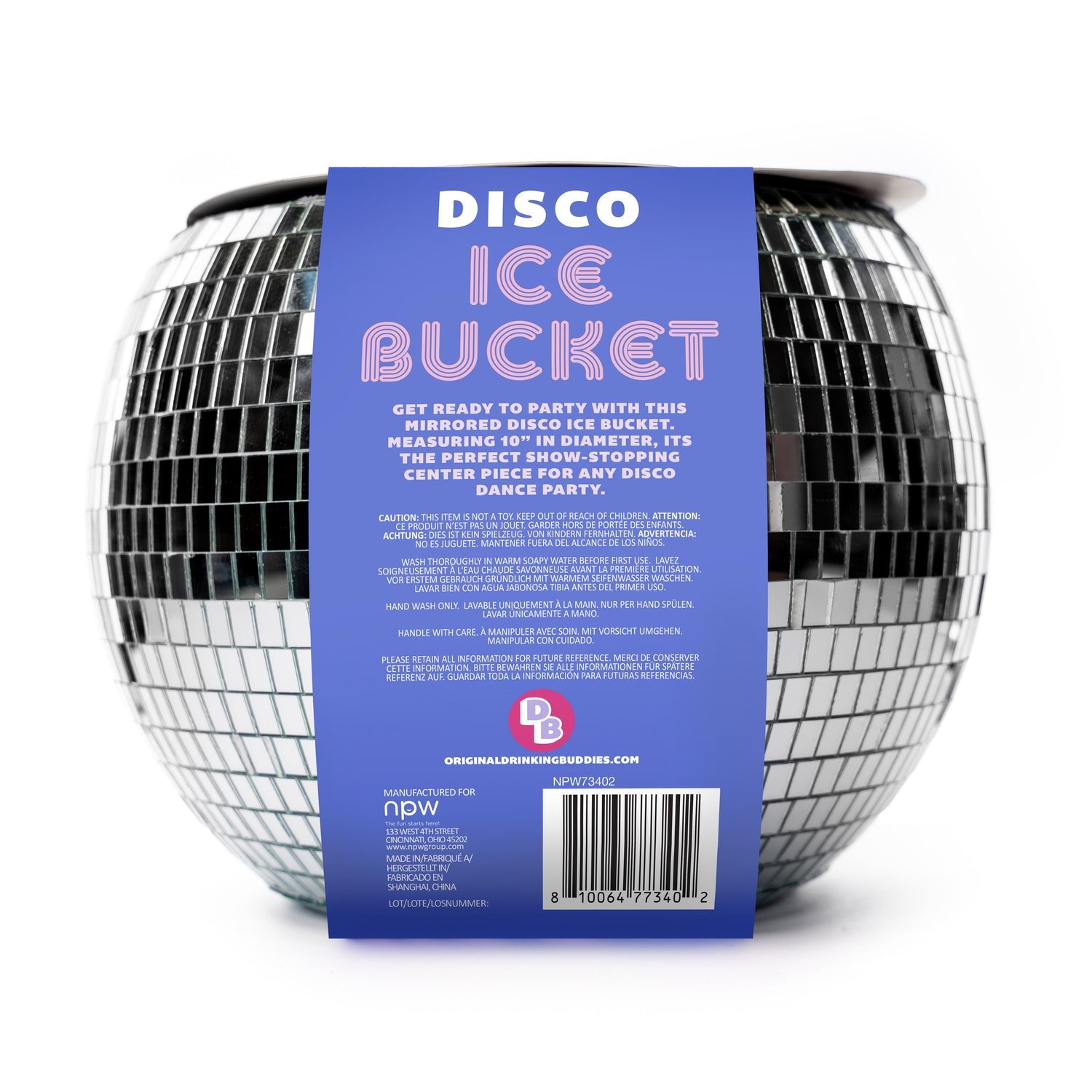 NPW Disco Ice Bucket Silver