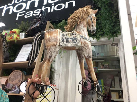 Horse on wheels