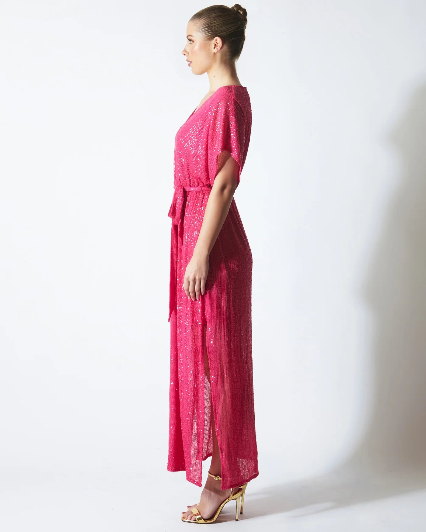 Impression Sequin Dress | Fuchsia