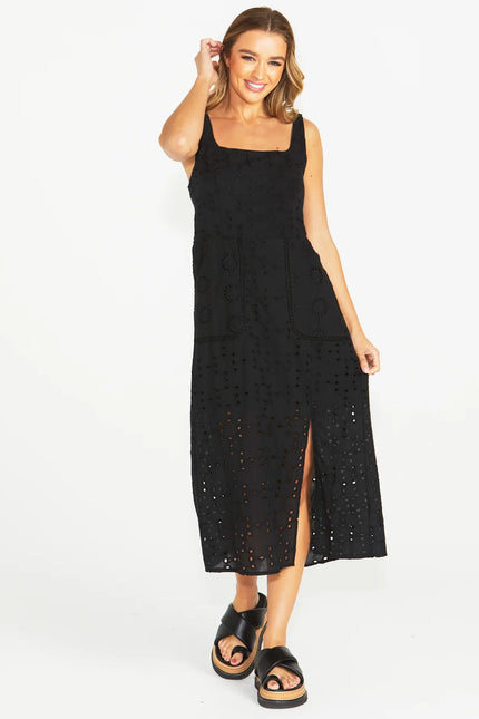 Kirby Midi Dress | Black