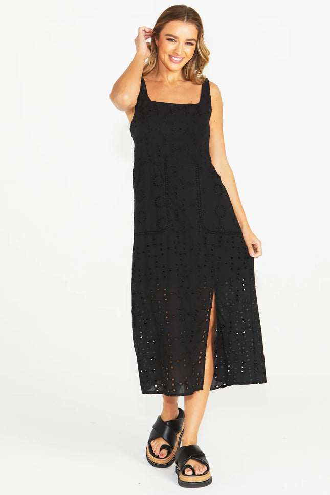 Kirby Midi Dress | Black