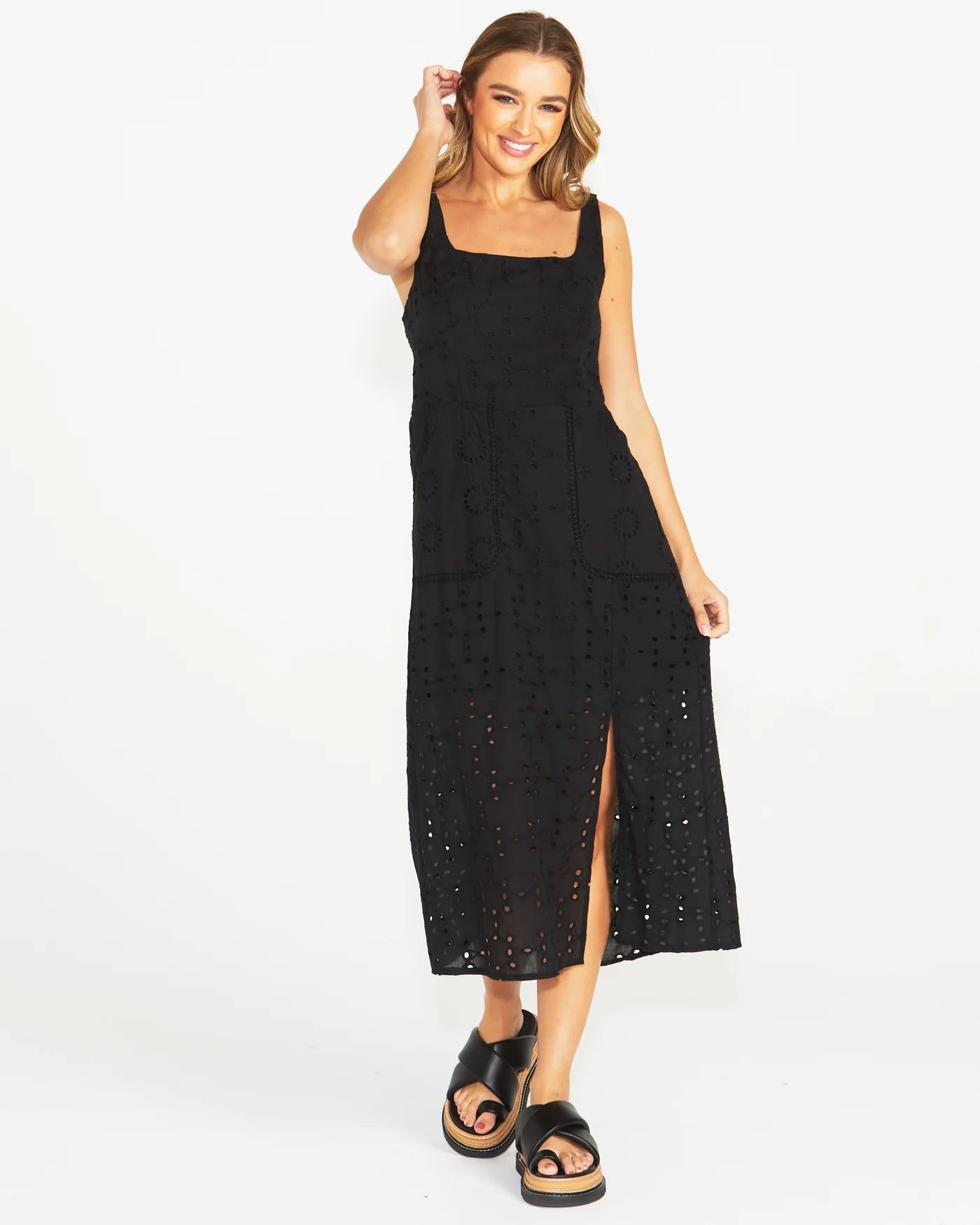 Kirby Midi Dress | Black