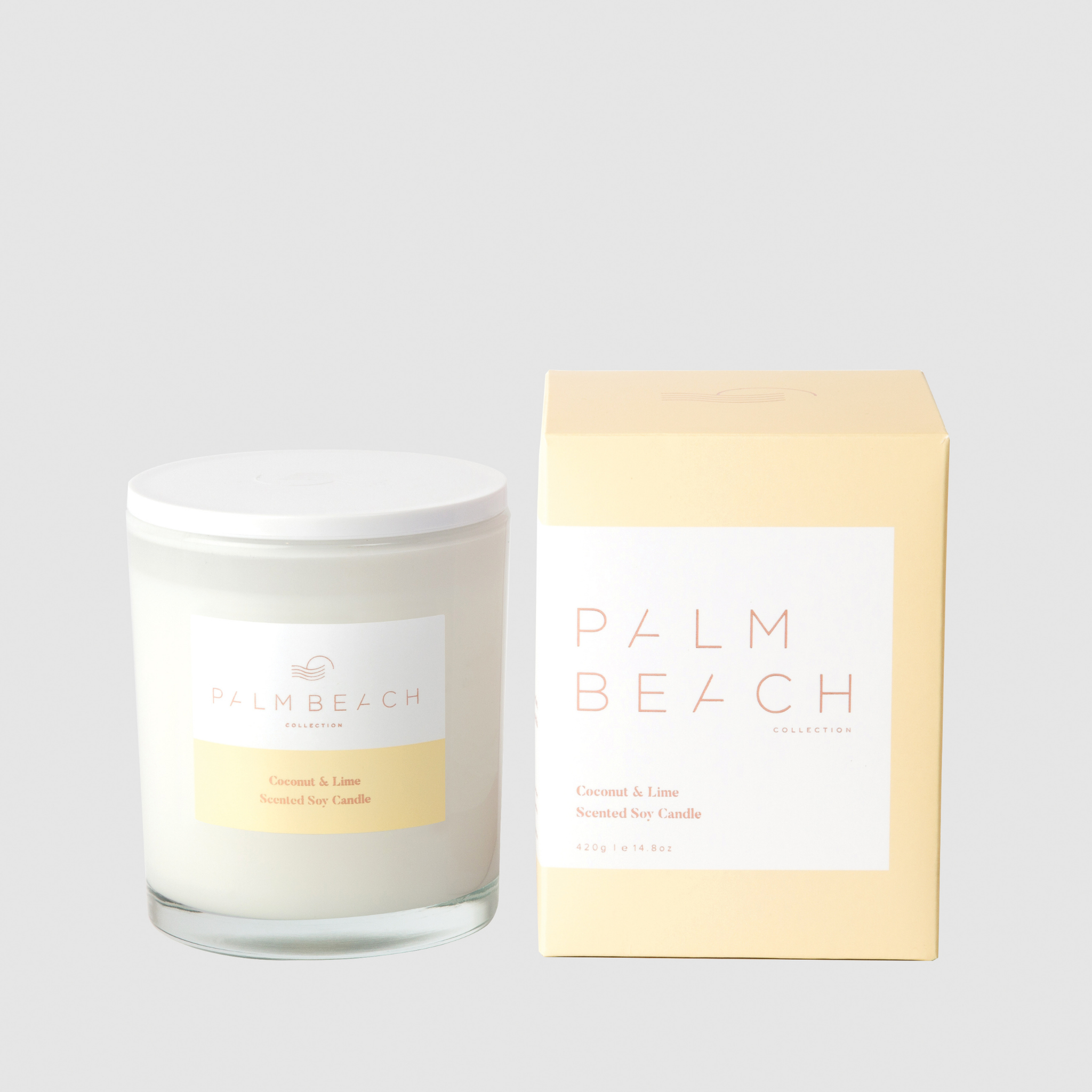Coconut & Lime Scented Candle 420g